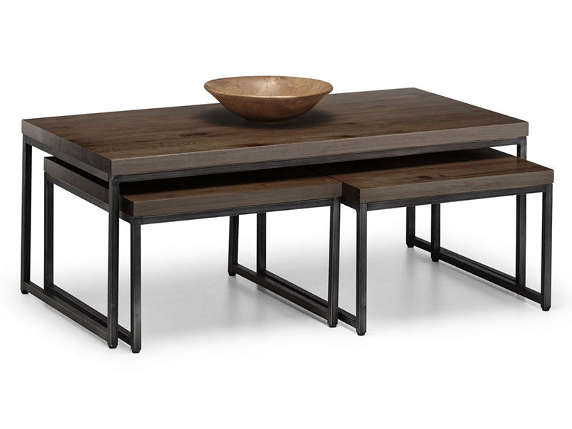 Berkeley Nesting Coffee Tables Dark Oak