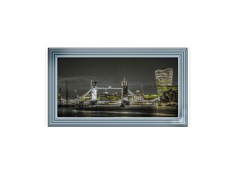 Famous Tower Bridge over River Thames, London