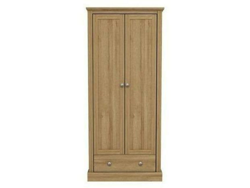 Devon 2 Door Wardrobe Oak