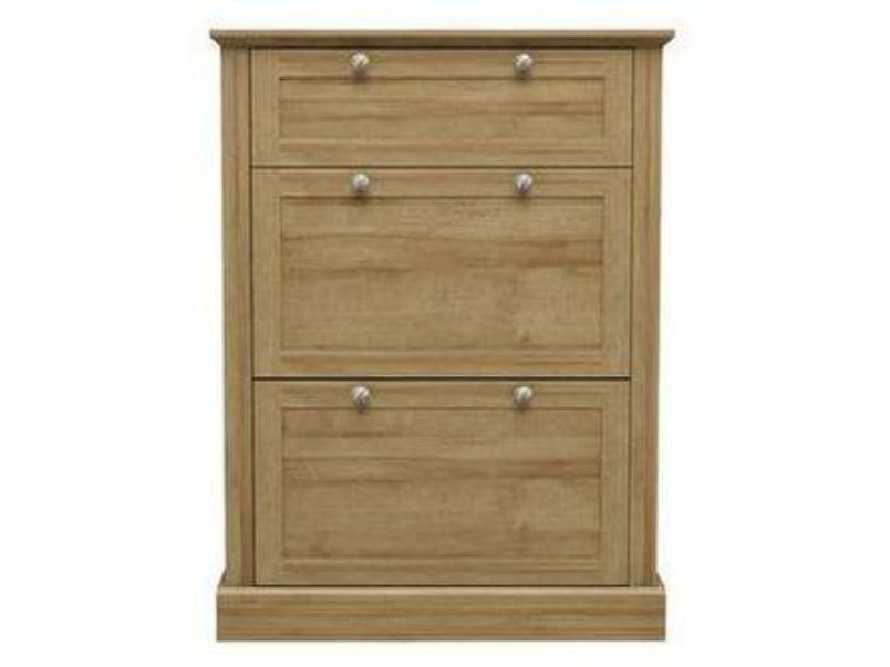 Devon Shoe Cabinet Oak