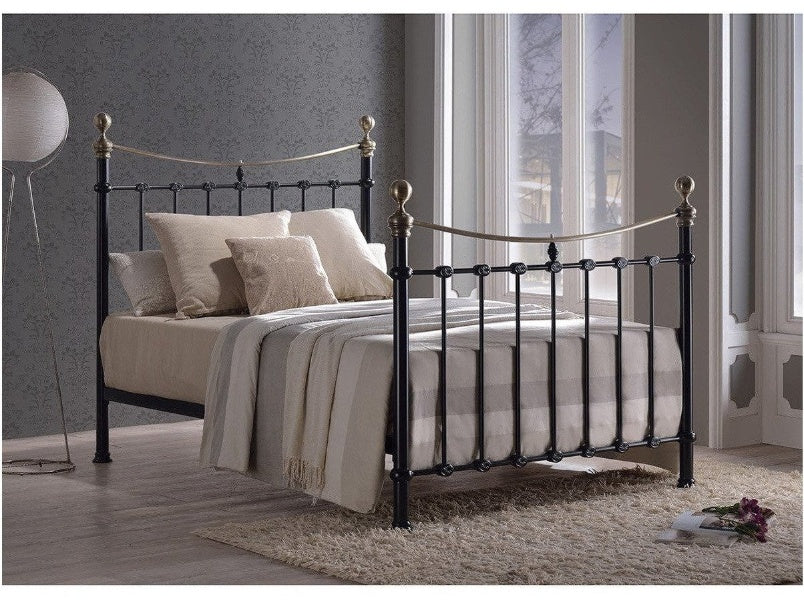 Elizabeth Black Metal Bed Frame