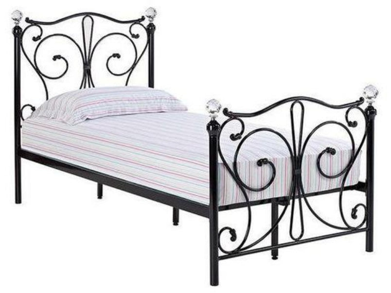 Florence 3.0 Single Bed Black Metal