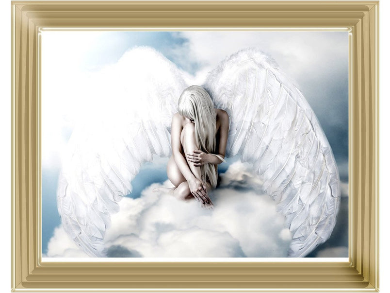 White cloud angel