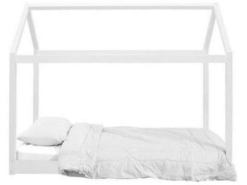 Hickory 3.0 Wood Bed White