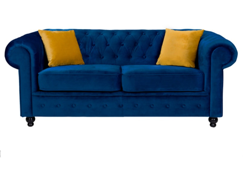 Hilton Plush Velvet 2 Seater Sofa