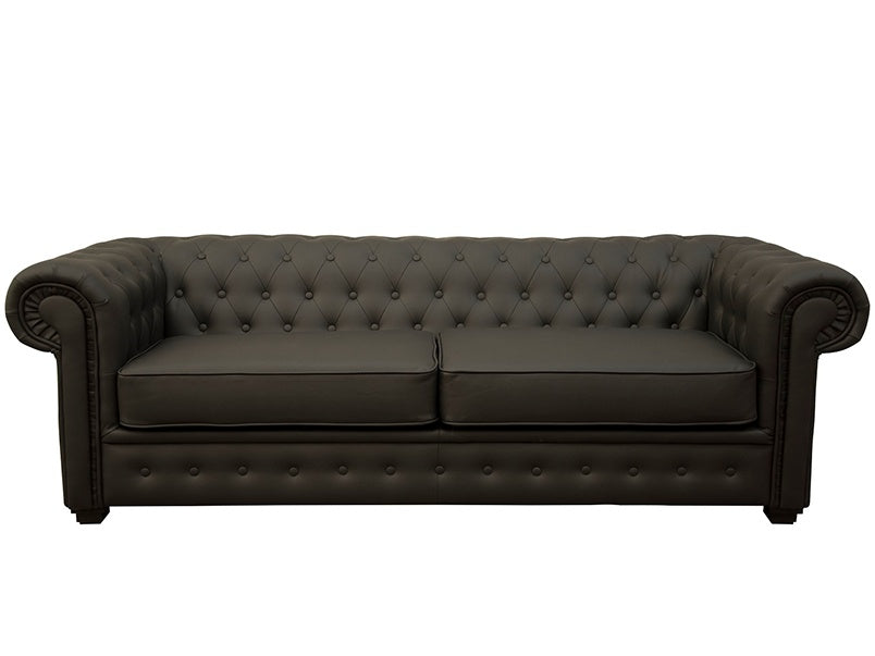 Alexander 3 Seater Faux Leather Sofa
