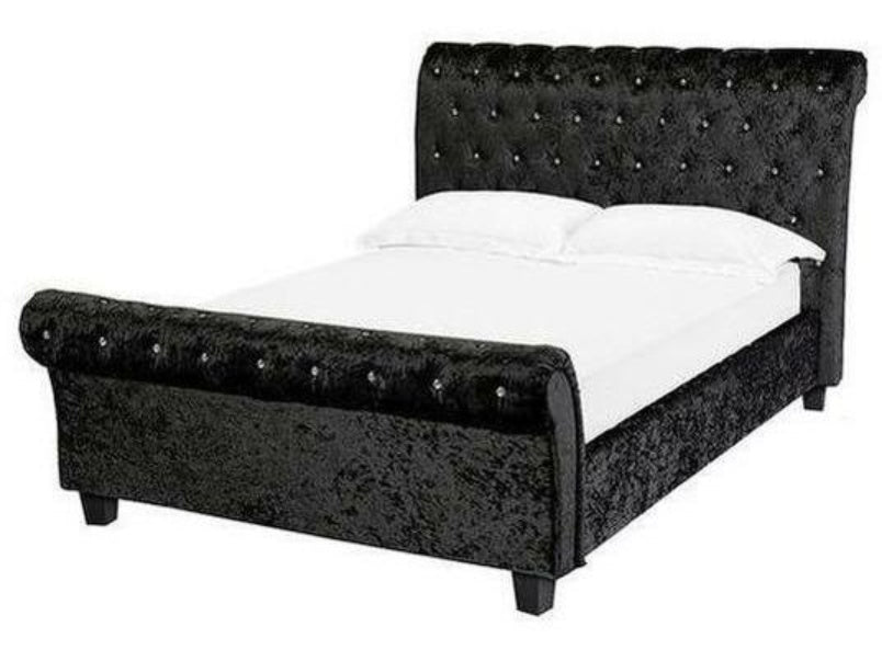 Isabella 4.6 Double Bed Black