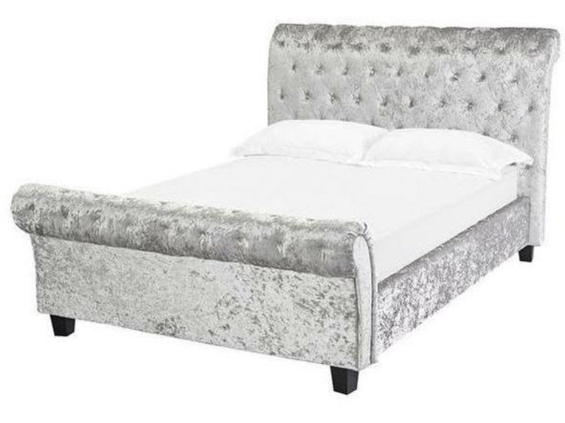 Isabella 5.0 Kingsize Bed Silver