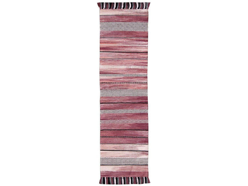 Kelim Stripe Pink Runner