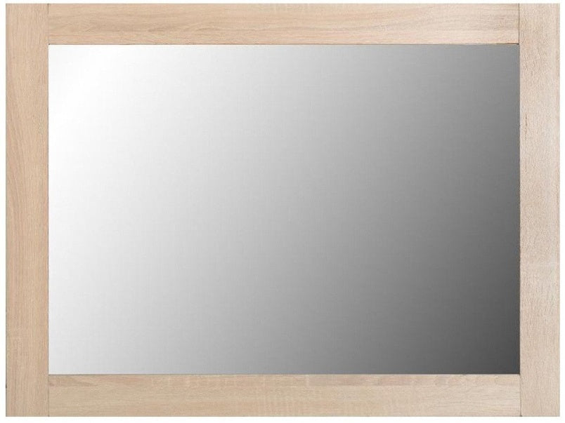 Lisbon Mirror in Light Oak Effect Veneer