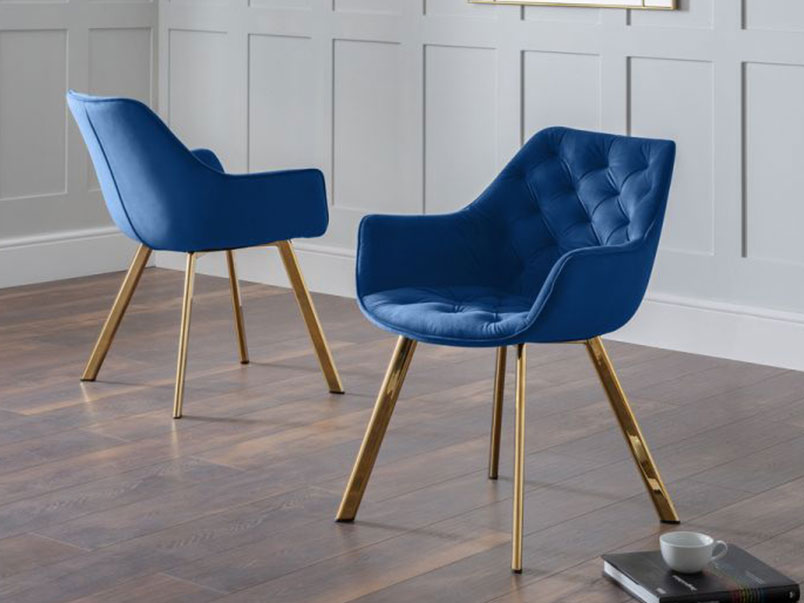 Lorenzo Velvet Dining Chair