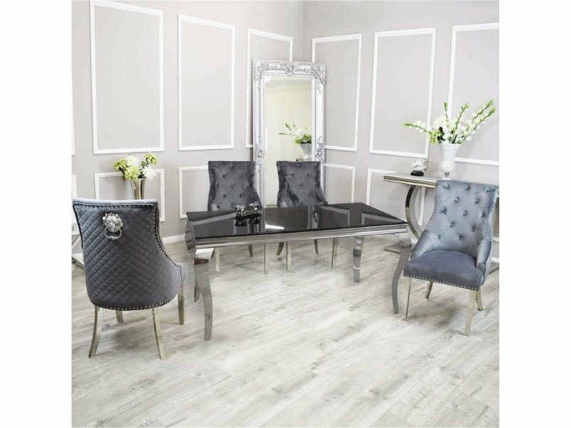 1.8m Louis Dining Set with Bentley Chairs