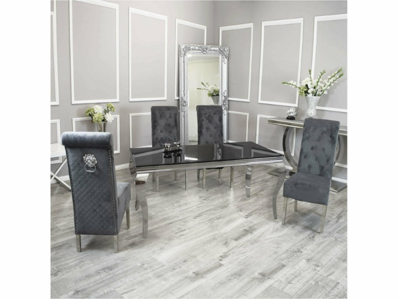 1.6m Louis Dining Set with Emma Chairs