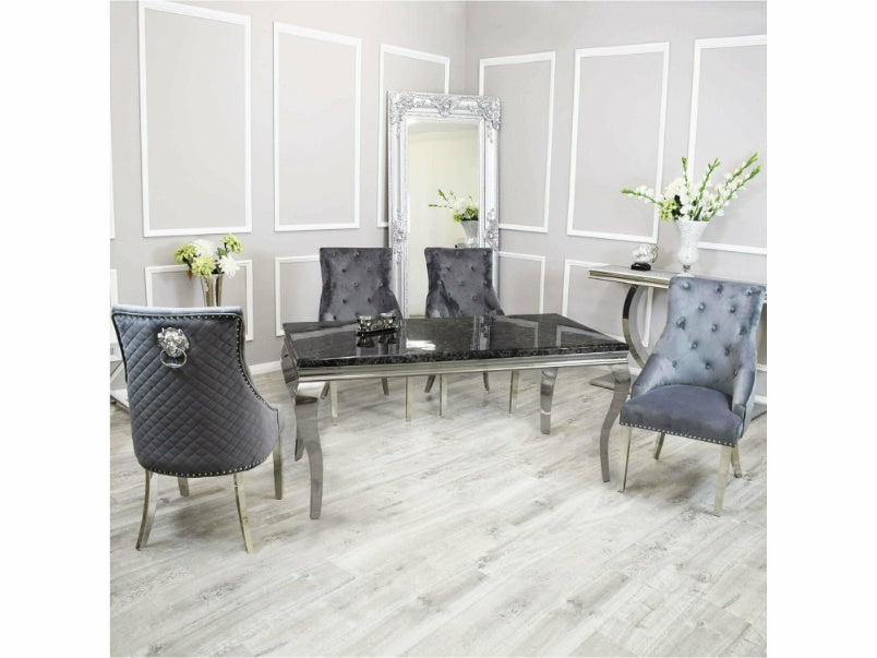 1.8m Louis Dining Set with Bentley Chairs