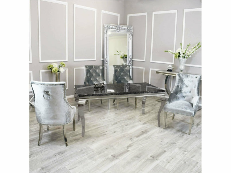 1.4m Louis Dining Set with Duke Chairs