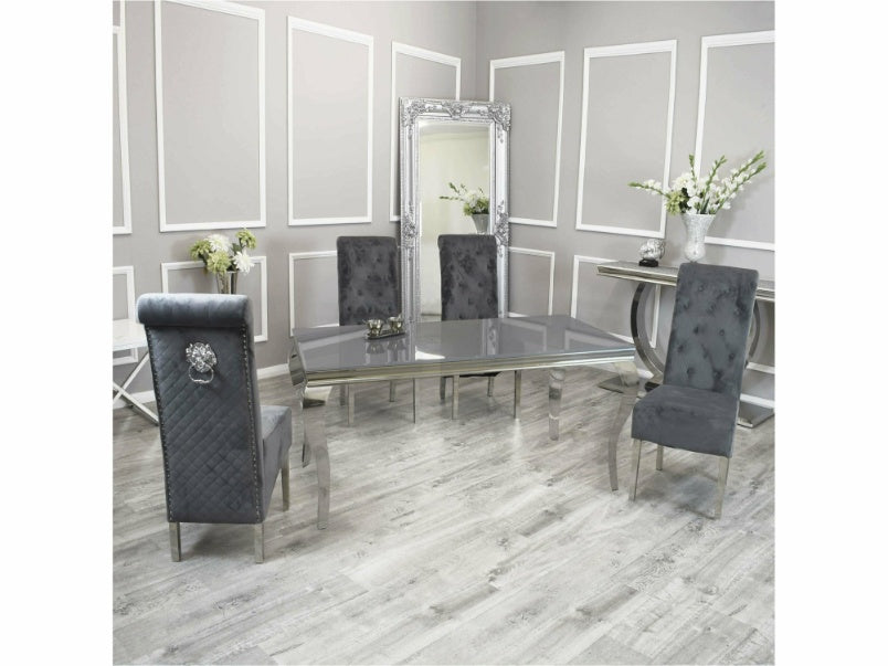 1.6m Louis Dining Set with Emma Chairs