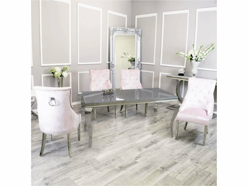 1.4m Louis Dining Set with Duke Chairs