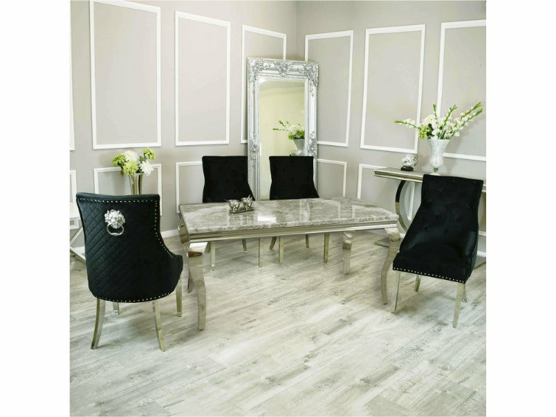 1.6m Louis Dining Set with Bentley Chairs