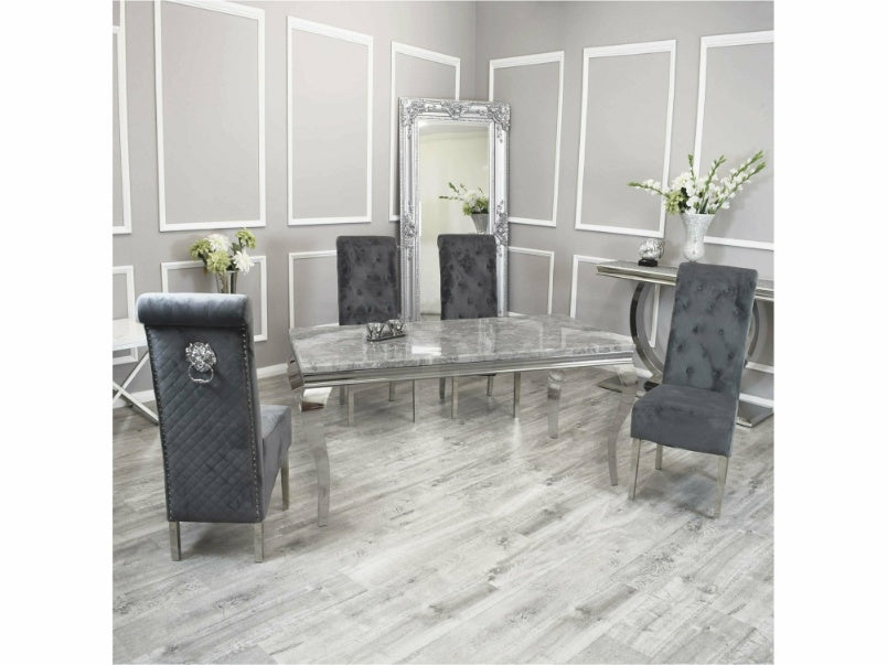 1.4m Louis Dining Set with Emma Chairs