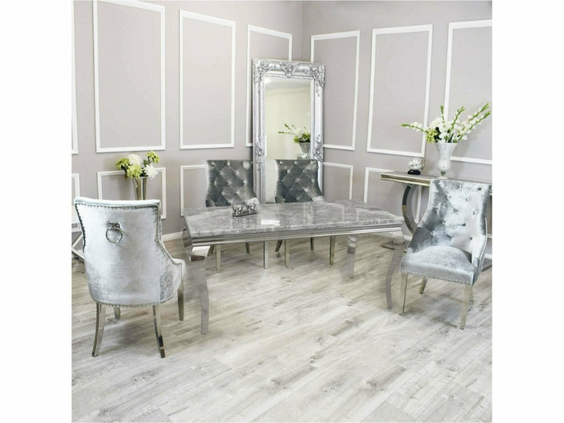 1.6m Louis Dining Set with Duke Chairs