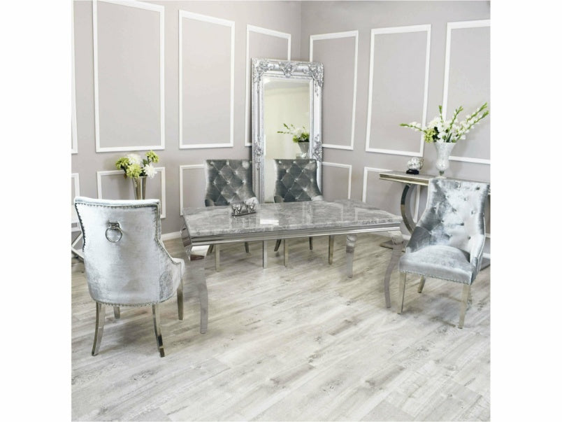 1.4m Louis Dining Set with Duke Chairs