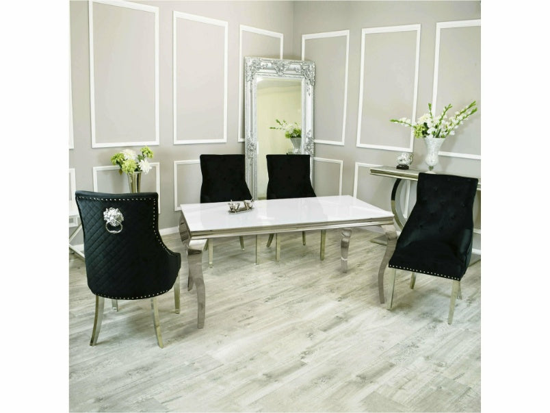 1.6m Louis Dining Set with Bentley Chairs