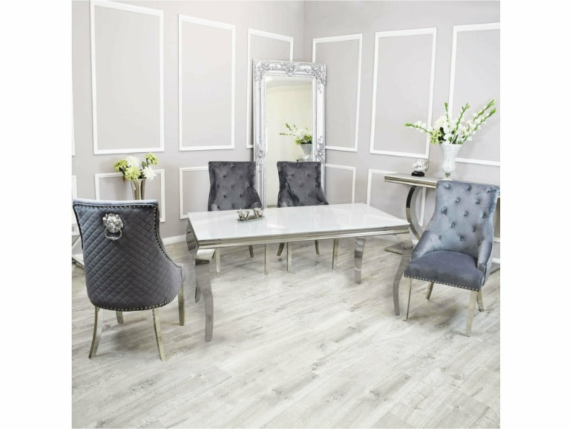 1.8m Louis Dining Set with Bentley Chairs