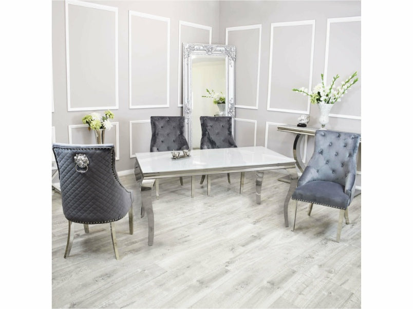 1.4m Louis Dining Set with Bentley Chairs