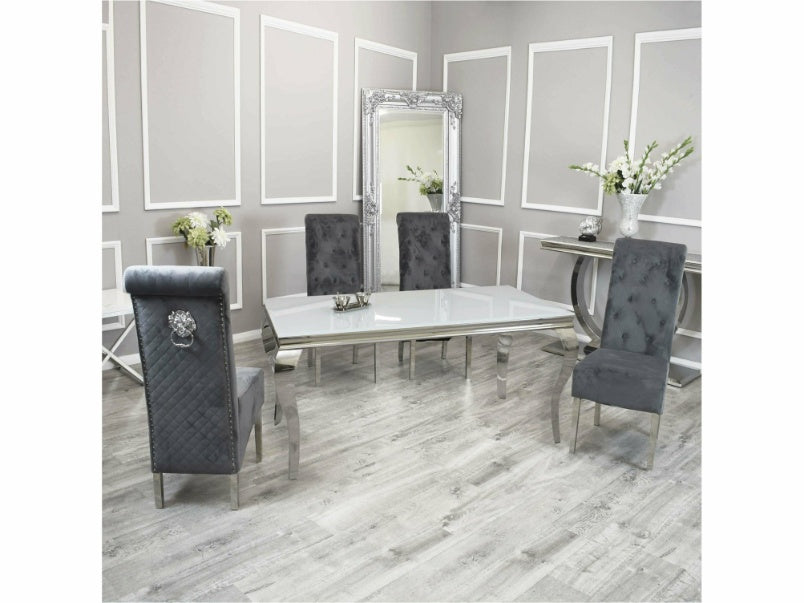 1.6m Louis Dining Set with Emma Chairs