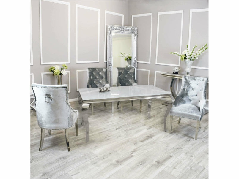 1.4m Louis Dining Set with Duke Chairs