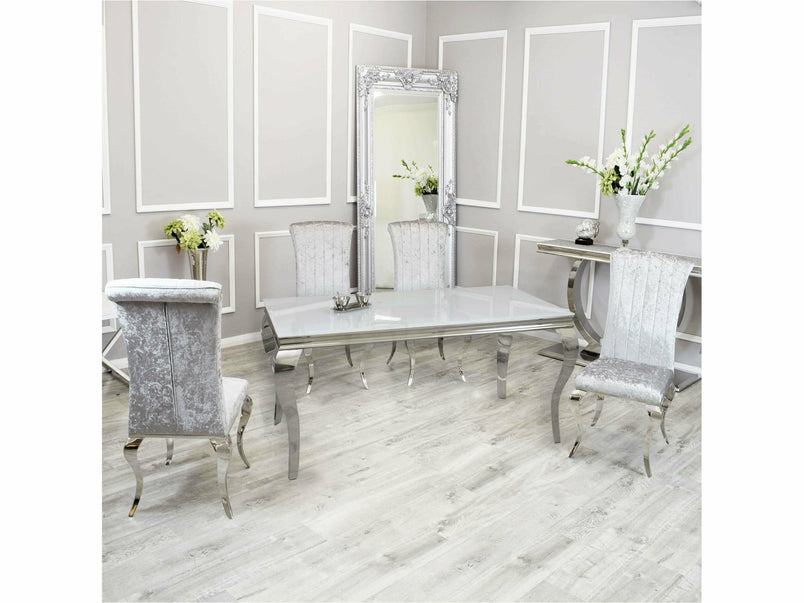 1.6m Tribeca Dining Set with Luxe Chairs