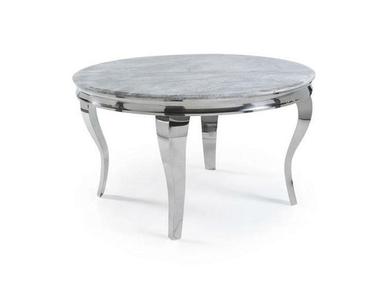 Tribeca Marble & Glass Dining Table