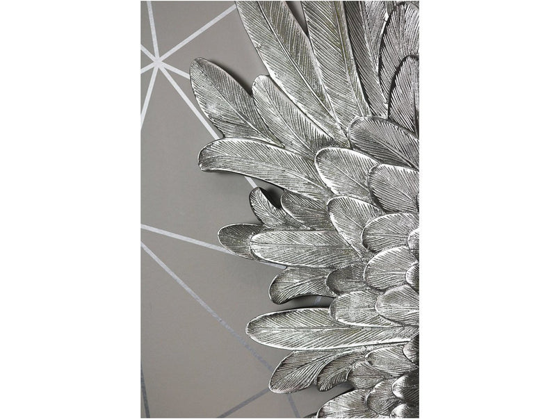 Ornate Silver Angel Wings