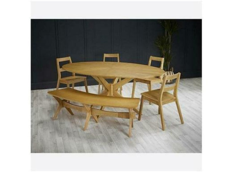 Malmo Dining Table White Oak