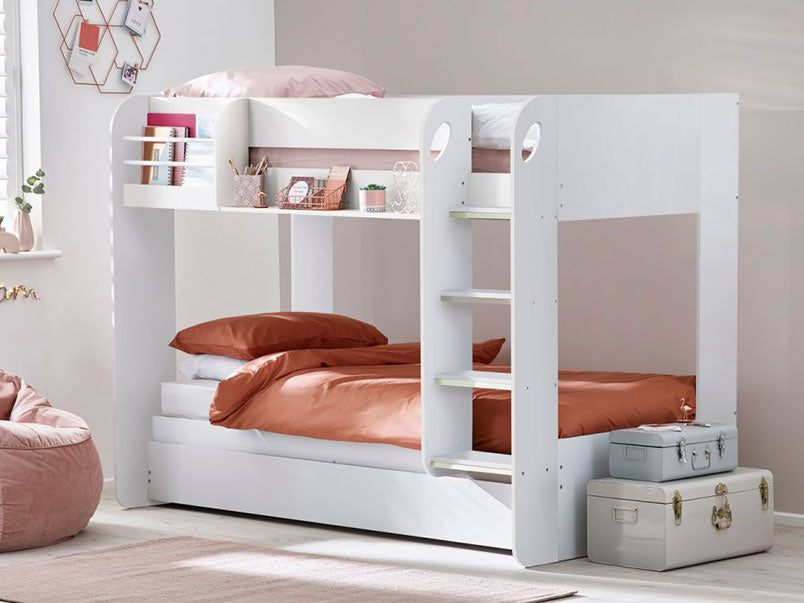 Mars Bunk & Underbed All White