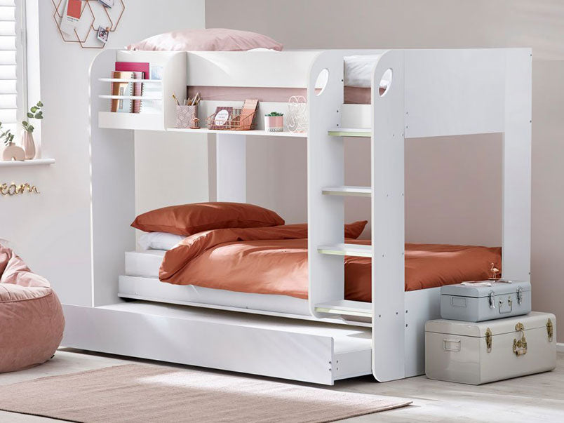 Mars Bunk & Underbed All White