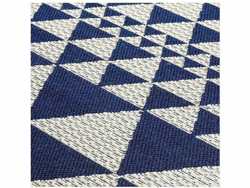 Moda Flatweave Prism Blue Rug