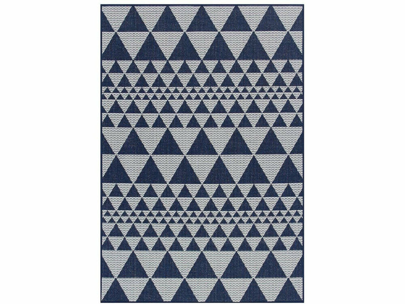 Moda Flatweave Prism Blue Rug