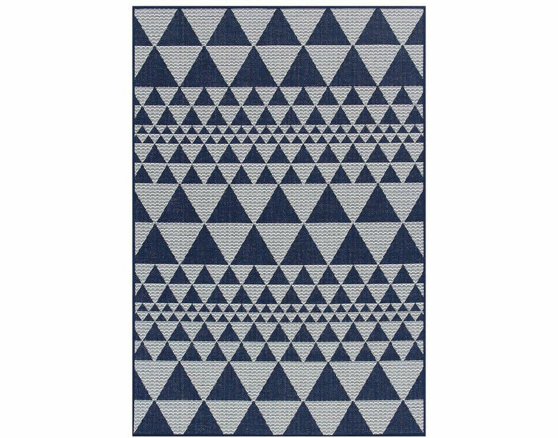 Moda Flatweave Prism Blue Rug