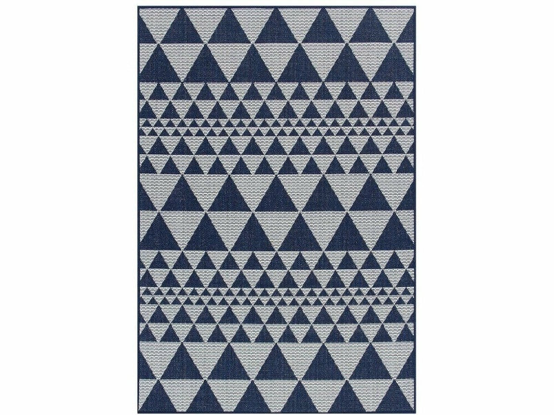 Moda Flatweave Prism Blue Rug