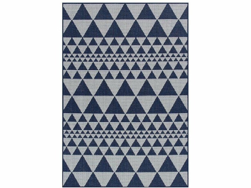 Moda Flatweave Prism Blue Rug