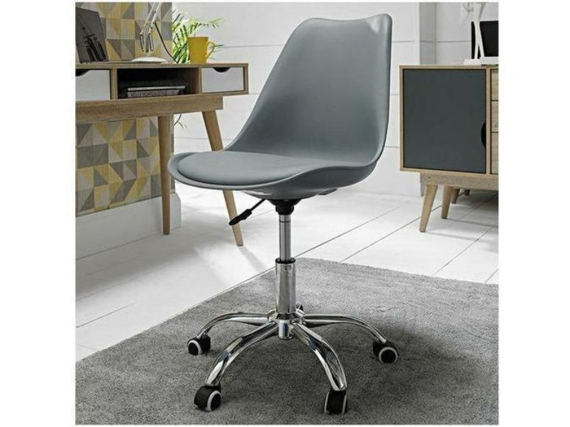 Orsen Swivel Office Chair Grey