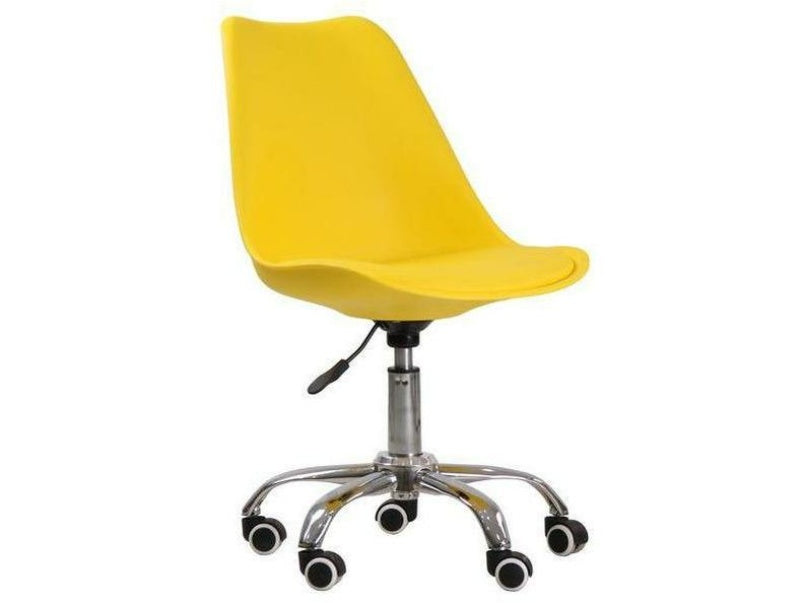 Orsen Swivel Office Chair Yellow