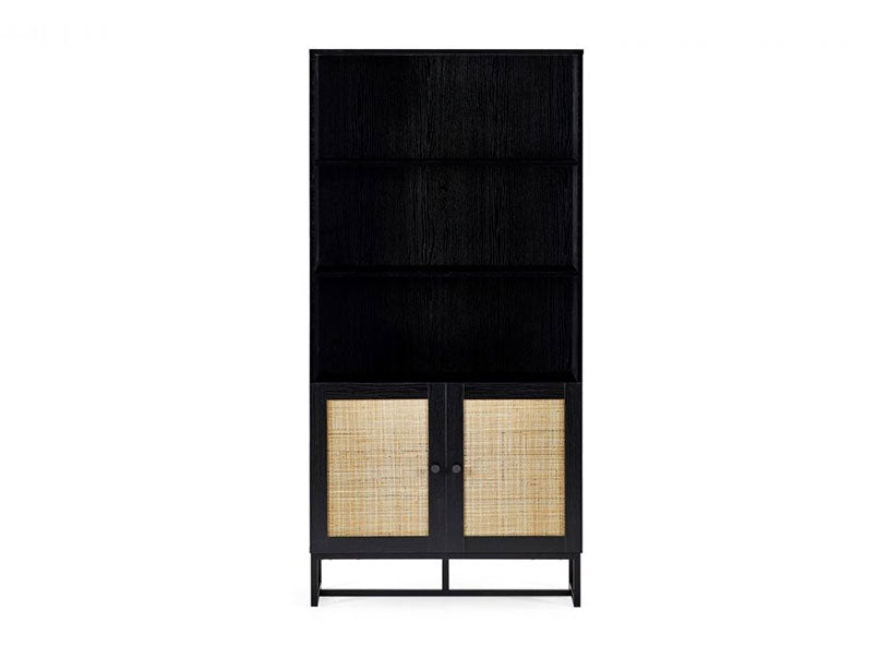 Padstow Tall Bookcase Black