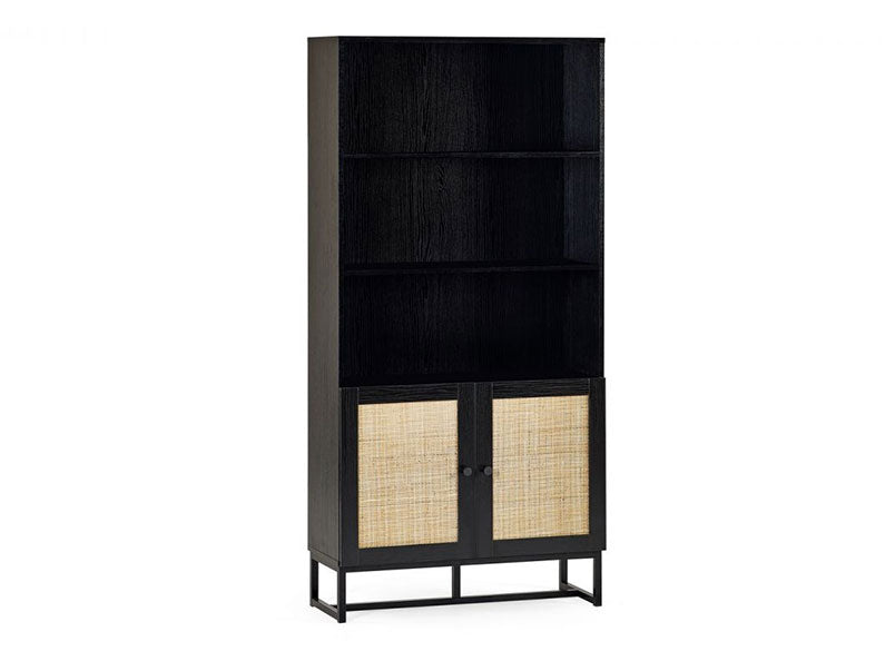 Padstow Tall Bookcase Black