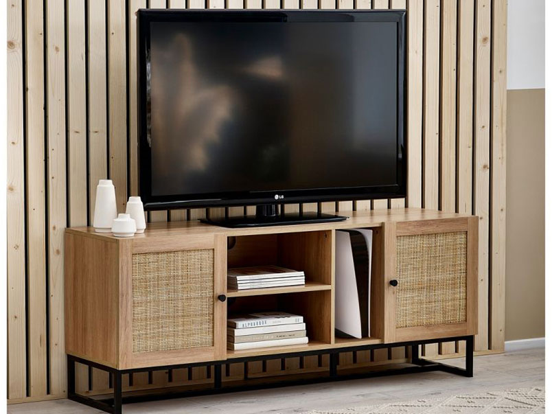 Padstow TV Unit Oak