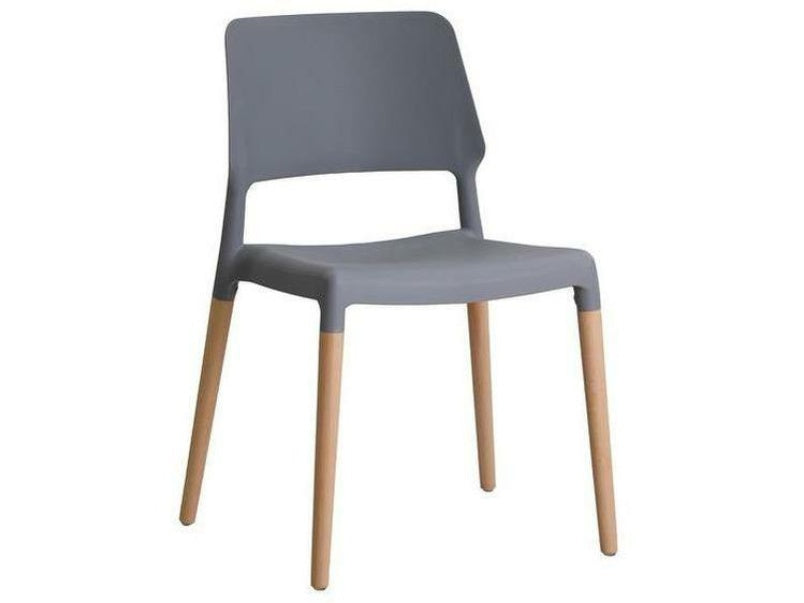Riva Wooden Dining Chair (Pack of 2)