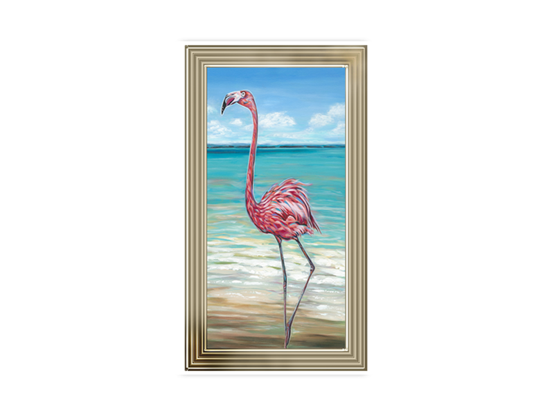 Beach Walker Flamingo II