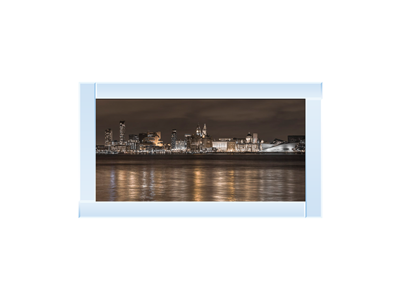 Liverpool city skyline across the River Mersey II