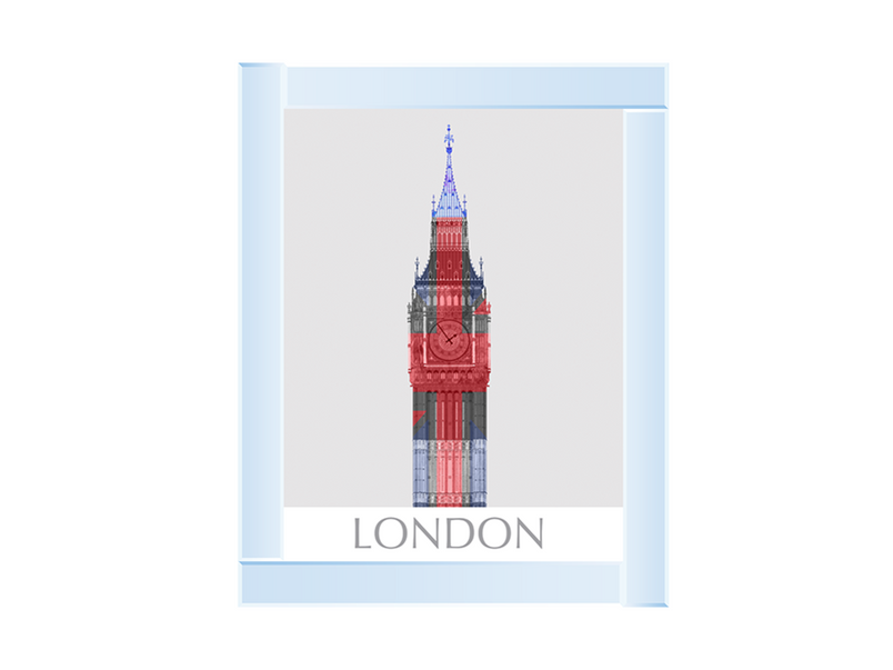 London Big Ben Union Jack